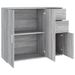 Buffet Sonoma gris 91x29,5x75 cm Bois d'ingénierie - Photo n°8