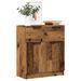 Buffet vieux bois 60x30x70 cm bois d'ingénierie - Photo n°1