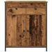 Buffet vieux bois 70x41x56 cm bois d'ingénierie - Photo n°4