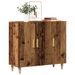 Buffet vieux bois 90x34x80 cm bois d'ingénierie - Photo n°1