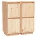 Buffets 2 pcs 31,5x34x75 cm Bois massif de pin - Photo n°1