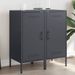 Buffets 2 pcs anthracite 36x39x79 cm acier laminé à froid - Photo n°1
