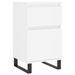 Buffets 2 pcs blanc 40x35x70 cm bois d’ingénierie - Photo n°5