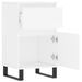 Buffets 2 pcs blanc 40x35x70 cm bois d’ingénierie - Photo n°7