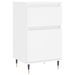 Buffets 2 pcs blanc 40x35x70 cm bois d’ingénierie - Photo n°5