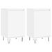 Buffets 2 pcs blanc 40x35x70 cm bois d’ingénierie - Photo n°1