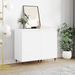 Buffets 2 pcs blanc 40x35x70 cm bois d’ingénierie - Photo n°2