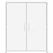 Buffets 2 pcs blanc 60x31x70 cm bois d'ingénierie - Photo n°5