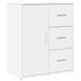 Buffets 2 pcs blanc 60x31x70 cm bois d'ingénierie - Photo n°4