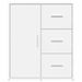 Buffets 2 pcs blanc 60x31x70 cm bois d'ingénierie - Photo n°5