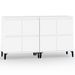 Buffets 2 pcs blanc 60x35x70 cm bois d'ingénierie - Photo n°1