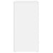 Buffets 2 pcs blanc 60x39x80 cm bois d’ingénierie - Photo n°6