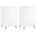 Buffets 2 pcs blanc brillant 40x35x70 cm bois d'ingénierie - Photo n°1