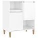 Buffets 2 pcs blanc brillant 60x35x70 cm bois d'ingénierie - Photo n°5