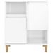 Buffets 2 pcs blanc brillant 60x35x70 cm bois d'ingénierie - Photo n°6