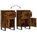 Buffets 2 pcs chêne fumé 40x35x70 cm bois d'ingénierie - Photo n°10