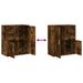 Buffets 2 pcs chêne fumé 60x31x70 cm bois d'ingénierie - Photo n°8