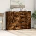 Buffets 2 pcs chêne fumé 60x31x84 cm bois d'ingénierie - Photo n°3