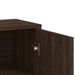 Buffets 2 pcs chêne marron 60x31x84 cm bois d'ingénierie - Photo n°8