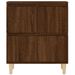 Buffets 2 pcs chêne marron 60x35x70 cm bois d'ingénierie - Photo n°8