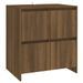 Buffets 2 pcs Chêne marron 70x41x75 cm - Photo n°5