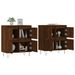 Buffets 2 pcs chêne marron bois d'ingénierie - Photo n°3