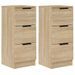 Buffets 2 pcs Chêne Sonoma 30x30x70 cm Bois d'ingénierie - Photo n°1