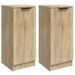 Buffets 2 pcs Chêne Sonoma 30x30x70 cm Bois d'ingénierie 2 - Photo n°2