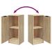 Buffets 2 pcs Chêne Sonoma 30x30x70 cm Bois d'ingénierie 2 - Photo n°9