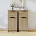 Buffets 2 pcs Chêne Sonoma 30x30x70 cm Bois d'ingénierie - Photo n°1