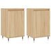 Buffets 2 pcs chêne sonoma 40x35x70 cm bois d'ingénierie - Photo n°1