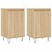 Buffets 2 pcs chêne sonoma 40x35x70 cm bois d'ingénierie - Photo n°1