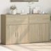 Buffets 2 pcs chêne sonoma 60x31x70 cm bois d'ingénierie - Photo n°2