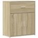 Buffets 2 pcs chêne sonoma 60x31x70 cm bois d'ingénierie - Photo n°4