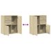 Buffets 2 pcs chêne sonoma 60x31x70 cm bois d'ingénierie - Photo n°8