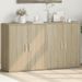 Buffets 2 pcs chêne sonoma 60x31x70 cm bois d'ingénierie - Photo n°2