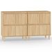 Buffets 2 pcs chêne sonoma 60x35x70 cm bois d'ingénierie - Photo n°1