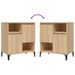 Buffets 2 pcs chêne sonoma 60x35x70 cm bois d'ingénierie - Photo n°7