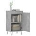 Buffets 2 pcs gris béton 40x35x70 cm bois d'ingénierie - Photo n°4