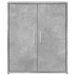 Buffets 2 pcs gris béton 60x31x70 cm bois d'ingénierie - Photo n°5