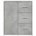 Buffets 2 pcs gris béton 60x31x70 cm bois d'ingénierie - Photo n°5