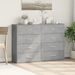 Buffets 2 pcs gris béton 60x31x84 cm bois d'ingénierie - Photo n°3