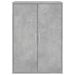 Buffets 2 pcs gris béton 60x31x84 cm bois d'ingénierie - Photo n°5