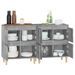 Buffets 2 pcs gris béton 60x35x70 cm bois d'ingénierie - Photo n°5