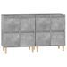 Buffets 2 pcs gris béton 60x35x70 cm bois d'ingénierie - Photo n°6