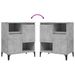 Buffets 2 pcs gris béton 60x35x70 cm bois d'ingénierie - Photo n°7