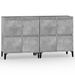 Buffets 2 pcs gris béton 60x35x70 cm bois d'ingénierie - Photo n°1