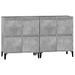 Buffets 2 pcs gris béton 60x35x70 cm bois d'ingénierie - Photo n°6