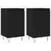 Buffets 2 pcs noir 40x35x70 cm bois d’ingénierie - Photo n°1
