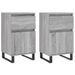 Buffets 2 pcs sonoma gris 40x35x70 cm bois d'ingénierie - Photo n°1